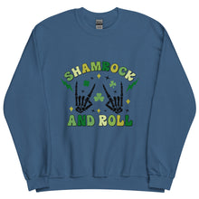 Load image into Gallery viewer, 'Shamrock & Roll' Unisex Sweatshirt