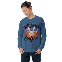 Load image into Gallery viewer, 'Some Bunny Needs Coffee' Unisex Sweatshirt