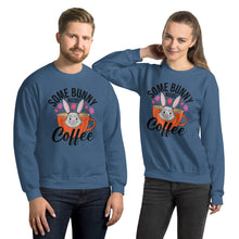 Load image into Gallery viewer, 'Some Bunny Needs Coffee' Unisex Sweatshirt