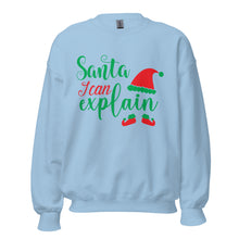 Load image into Gallery viewer, 'Santa, I Can Explain' Unisex Sweatshirt