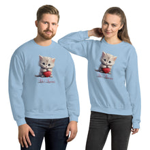 Load image into Gallery viewer, 'Kitten Love' Unisex Sweatshirt