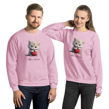 Load image into Gallery viewer, 'Kitten Love' Unisex Sweatshirt