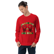 Load image into Gallery viewer, 'Shamrock & Roll' Unisex Sweatshirt
