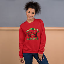Load image into Gallery viewer, 'Shamrock & Roll' Unisex Sweatshirt