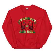 Load image into Gallery viewer, 'Shamrock & Roll' Unisex Sweatshirt
