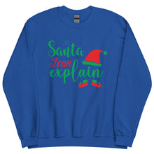Load image into Gallery viewer, 'Santa, I Can Explain' Unisex Sweatshirt