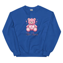Load image into Gallery viewer, 'Always Be Positive Pink Teddy Bear' Unisex Sweatshirt