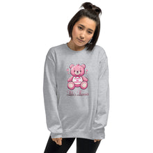 Load image into Gallery viewer, 'Always Be Positive Pink Teddy Bear' Unisex Sweatshirt