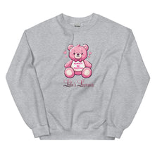 Load image into Gallery viewer, 'Always Be Positive Pink Teddy Bear' Unisex Sweatshirt