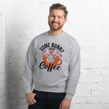 Load image into Gallery viewer, 'Some Bunny Needs Coffee' Unisex Sweatshirt