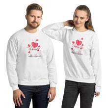 Load image into Gallery viewer, 'Love Hearts' Unisex Sweatshirt