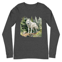 Load image into Gallery viewer, 'Wolf In The Woods' Unisex Long Sleeve Tee