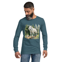 Load image into Gallery viewer, 'Wolf In The Woods' Unisex Long Sleeve Tee