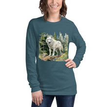 Load image into Gallery viewer, 'Wolf In The Woods' Unisex Long Sleeve Tee