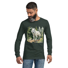 Load image into Gallery viewer, 'Wolf In The Woods' Unisex Long Sleeve Tee
