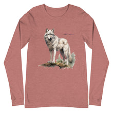 Load image into Gallery viewer, 'Winter Wolf' Unisex Long Sleeve Tee