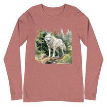 Load image into Gallery viewer, 'Wolf In The Woods' Unisex Long Sleeve Tee