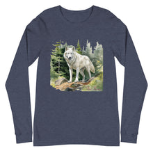 Load image into Gallery viewer, 'Wolf In The Woods' Unisex Long Sleeve Tee