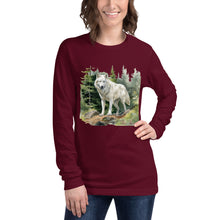 Load image into Gallery viewer, 'Wolf In The Woods' Unisex Long Sleeve Tee