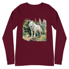 Load image into Gallery viewer, 'Wolf In The Woods' Unisex Long Sleeve Tee