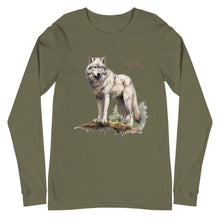 Load image into Gallery viewer, 'Winter Wolf' Unisex Long Sleeve Tee