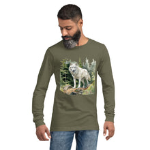 Load image into Gallery viewer, 'Wolf In The Woods' Unisex Long Sleeve Tee