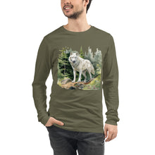 Load image into Gallery viewer, 'Wolf In The Woods' Unisex Long Sleeve Tee