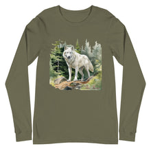 Load image into Gallery viewer, 'Wolf In The Woods' Unisex Long Sleeve Tee