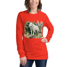 Load image into Gallery viewer, 'Wolf In The Woods' Unisex Long Sleeve Tee