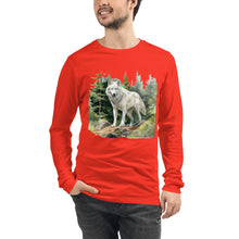 Load image into Gallery viewer, 'Wolf In The Woods' Unisex Long Sleeve Tee