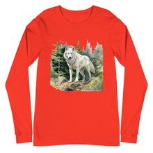 Load image into Gallery viewer, 'Wolf In The Woods' Unisex Long Sleeve Tee