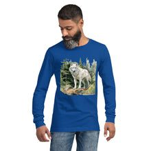 Load image into Gallery viewer, 'Wolf In The Woods' Unisex Long Sleeve Tee
