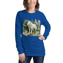 Load image into Gallery viewer, 'Wolf In The Woods' Unisex Long Sleeve Tee
