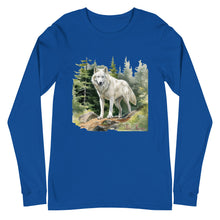 Load image into Gallery viewer, 'Wolf In The Woods' Unisex Long Sleeve Tee