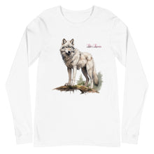 Load image into Gallery viewer, 'Winter Wolf' Unisex Long Sleeve Tee