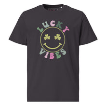 Load image into Gallery viewer, 'Lucky Vibes' Unisex Organic Cotton T-Shirt
