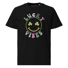 Load image into Gallery viewer, 'Lucky Vibes' Unisex Organic Cotton T-Shirt