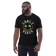 Load image into Gallery viewer, 'Lucky Vibes' Unisex Organic Cotton T-Shirt