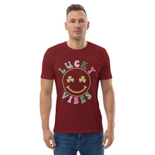 Load image into Gallery viewer, 'Lucky Vibes' Unisex Organic Cotton T-Shirt