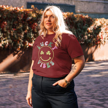 Load image into Gallery viewer, 'Lucky Vibes' Unisex Organic Cotton T-Shirt