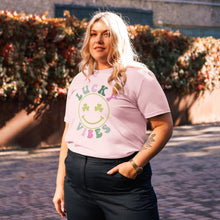 Load image into Gallery viewer, 'Lucky Vibes' Unisex Organic Cotton T-Shirt