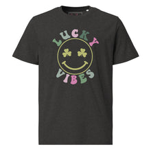 Load image into Gallery viewer, 'Lucky Vibes' Unisex Organic Cotton T-Shirt