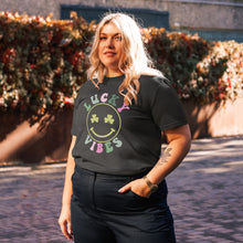 Load image into Gallery viewer, 'Lucky Vibes' Unisex Organic Cotton T-Shirt