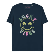 Load image into Gallery viewer, 'Lucky Vibes' Unisex Organic Cotton T-Shirt