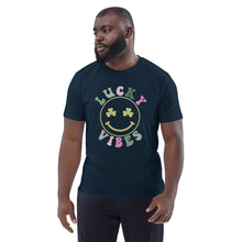 Load image into Gallery viewer, 'Lucky Vibes' Unisex Organic Cotton T-Shirt