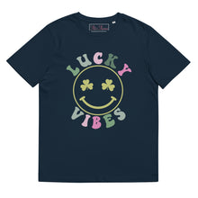 Load image into Gallery viewer, 'Lucky Vibes' Unisex Organic Cotton T-Shirt