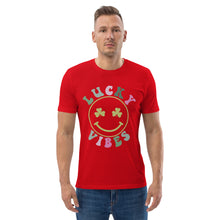 Load image into Gallery viewer, 'Lucky Vibes' Unisex Organic Cotton T-Shirt