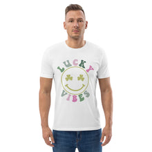 Load image into Gallery viewer, 'Lucky Vibes' Unisex Organic Cotton T-Shirt