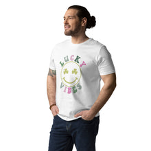 Load image into Gallery viewer, 'Lucky Vibes' Unisex Organic Cotton T-Shirt