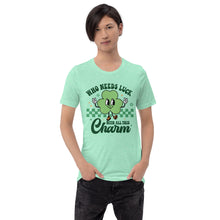 Load image into Gallery viewer, 'Who Needs Luck With All This Charm' Unisex T-Shirt